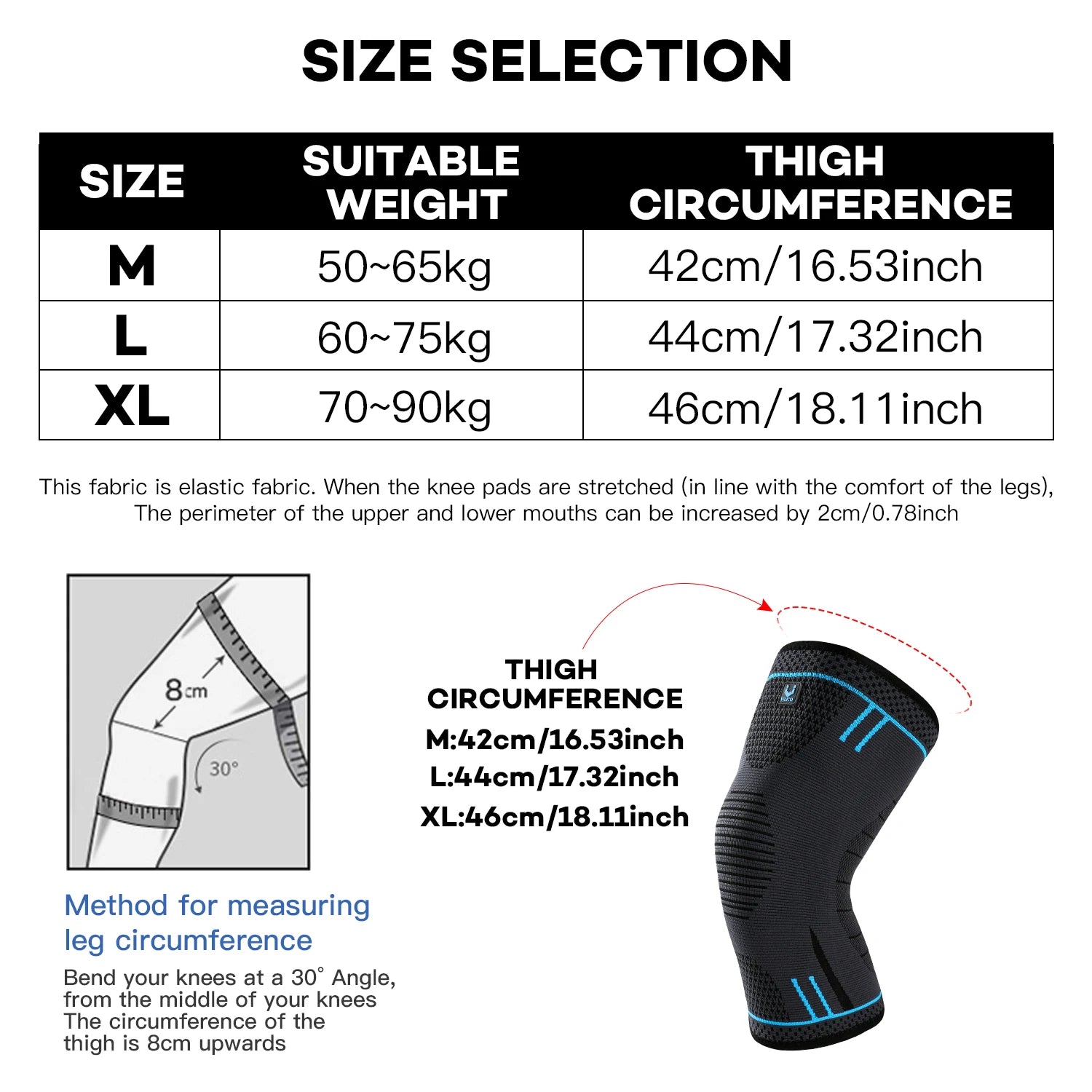 Sports Knee Compression Pad