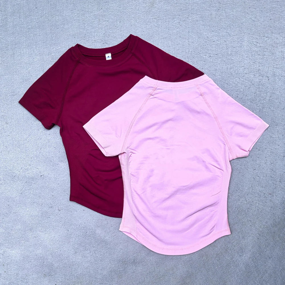 Women Active Crop Tee