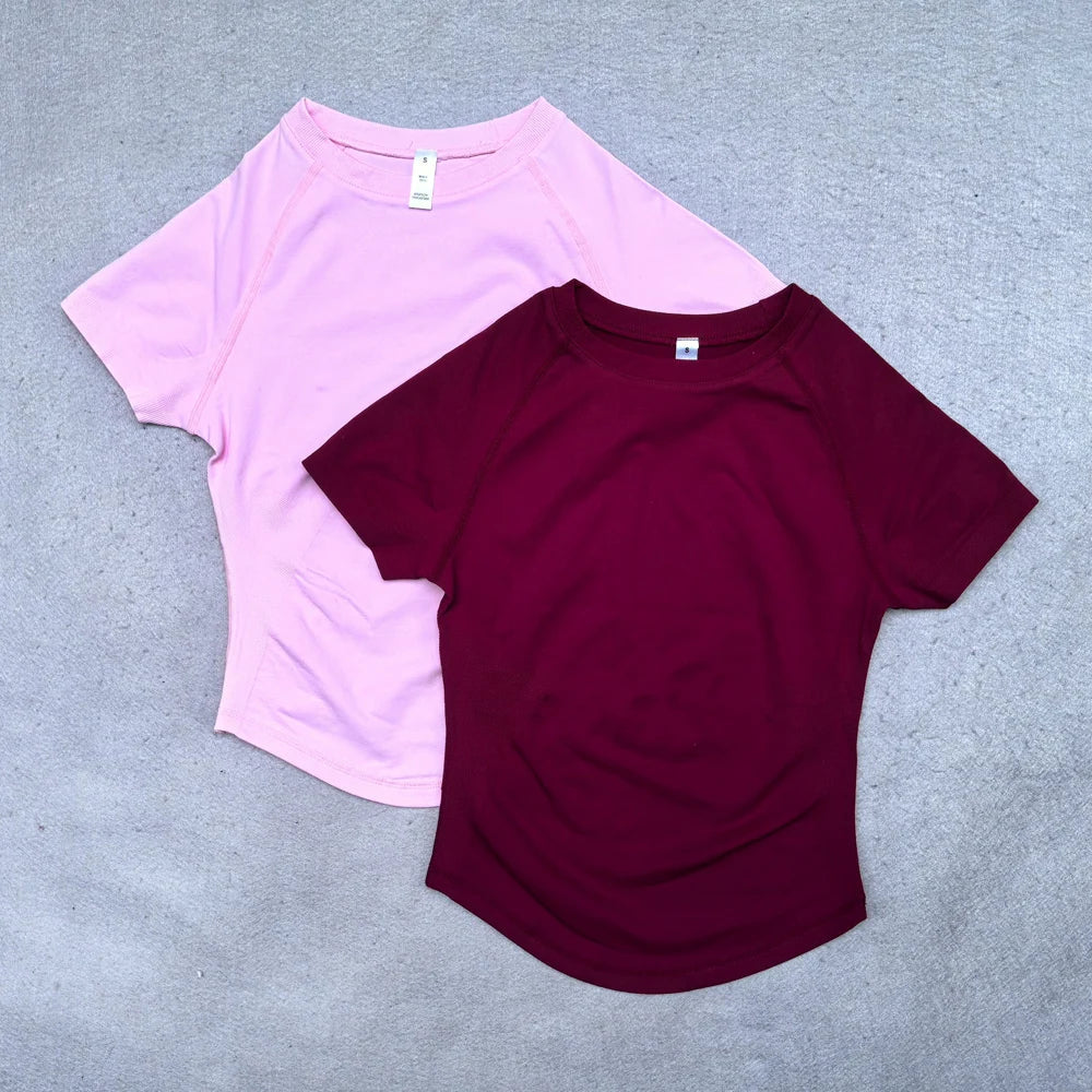 Women Active Crop Tee