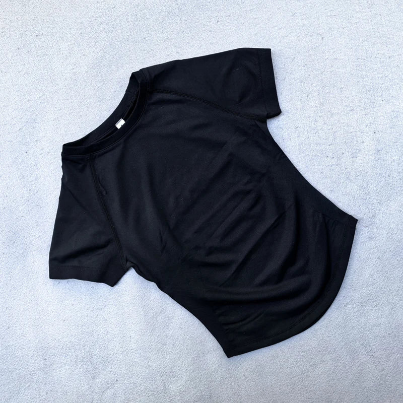 Women Active Crop Tee