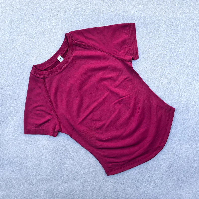 Women Active Crop Tee